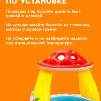 Бассейн надувной &laquo;Гриб&raquo;, 102&times;89 см, от 1-3 лет, 57114NP INTEX