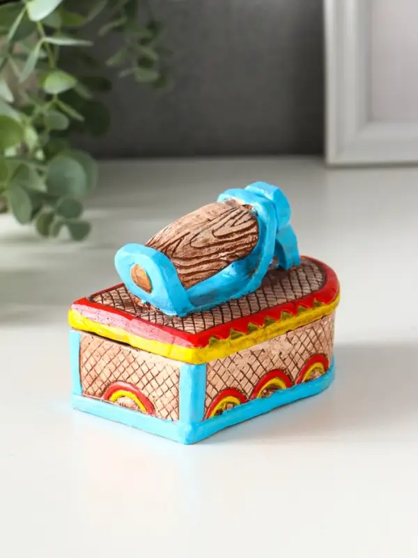 Шкатулка "Утюжок цветной" 7,5х11х7 см