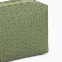 Косметичка дор Плетенка, 16*5*10, отдел на молнии, хаки