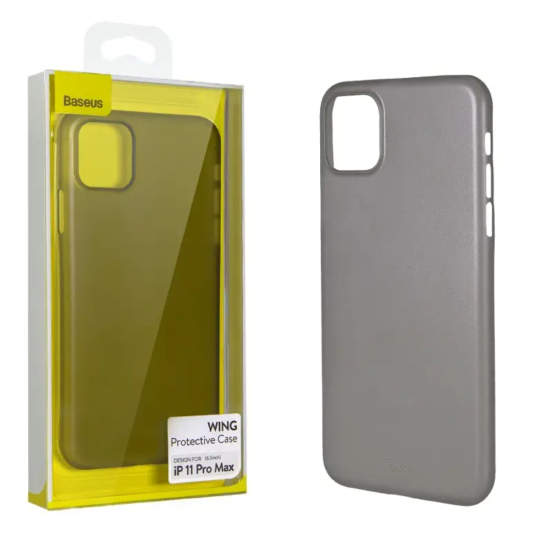 Чехол Iph 11 Pro Max Baseus Protective Case темный Чехол Iph 11 Pro Max Baseus Protective Case темный