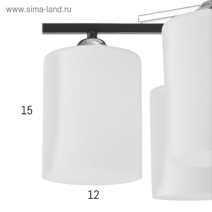 Люстра 6591193/5 E27 40Вт черный-хром 55х55х20 см BayerLux