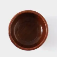 Чаша на ножке &laquo;В самое сердце&raquo;, 10&times;10&times;7 см, дерево шишам