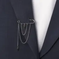 Булавка &laquo;Шипы&raquo;, 6 см, цвет серебро