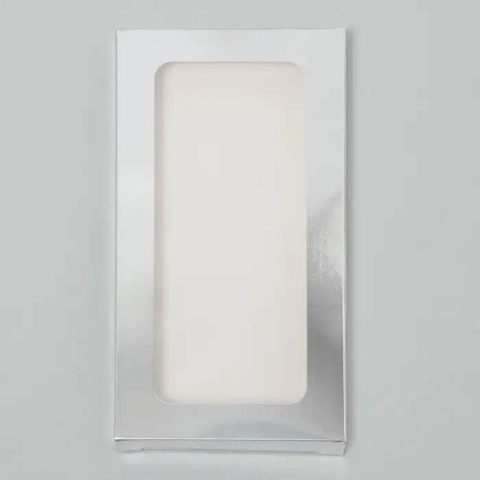 Коробка для шоколада «Серебро», с окном, 17 х 8.5 х 1.5 см Коробка для шоколада «Серебро», с окном, 17 х 8.5 х 1.5 см