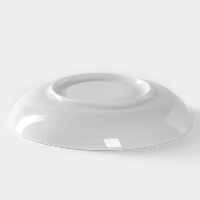 Блюдце Добрушский завод &laquo;Бельё&raquo;, d=15 см, фарфор, белое