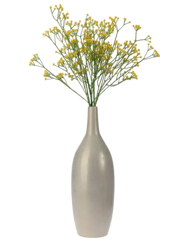 Цветы искусственные &laquo;Ветка гипсофилы&raquo;, 1&times;53 см, жёлтые