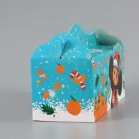 Коробка складная &laquo;С новым годом!&raquo;, 23&times;10&times;15 см, Чебурашка
