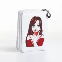 Кошелёк детский на молнии Выбражулька &laquo;Огонь&raquo;, белый