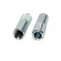 Анкер ТУНДРА, забиваемый, стальной, оцинкованный, М20&times;80 мм, 10 шт.