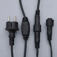 Гирлянда &laquo;Бахрома&raquo; 3&times;0.6 м, IP44, УМС, тёмная нить, 160 LED, свечение мульти, 220 В