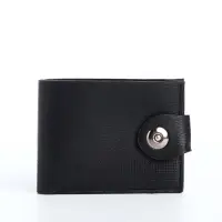 Портмоне мужское &laquo;Бадр&raquo;, на кнопке, отдел для карт, монет, чёрное
