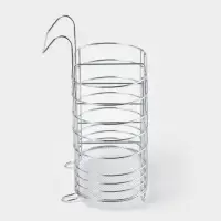 Сушилка для столовых приборов подвесная Доляна, d=1.5 см, 15&times;10.8&times;18 см, хромированная