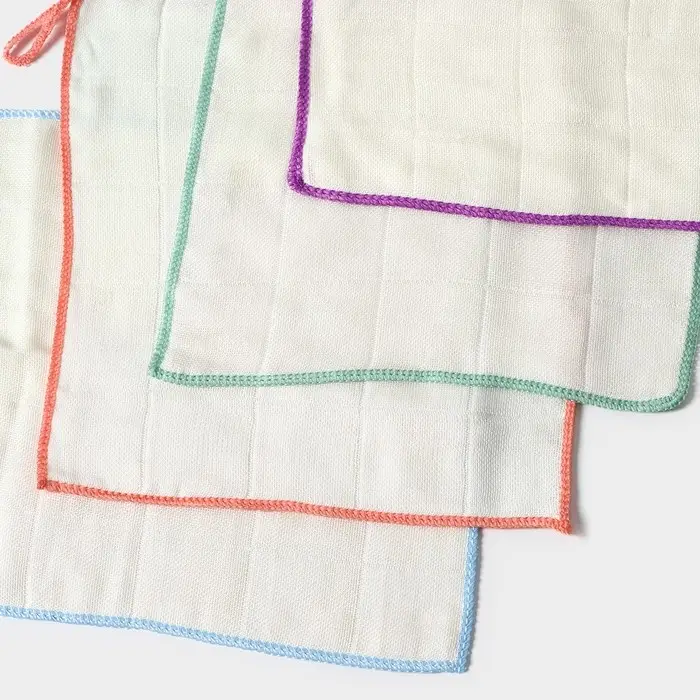 Салфетка для уборки Доляна &laquo;Люкс&raquo;, микрофибра, бамбук, 30&times;30 см, цвет МИКС