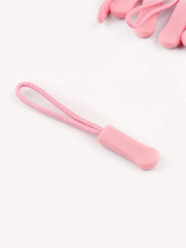 Пуллер для молнии, 2.5 см, 6×0.8 см, 10 шт., розовый Пуллер для молнии, 2.5 см, 6×0.8 см, 10 шт., розовый