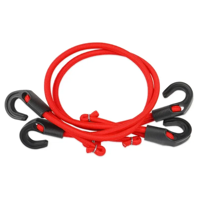 Резинка крепления груза 80 см х 8 мм, 2 шт (пластик.крючки) AVS TL-03