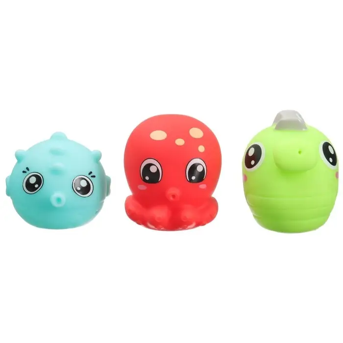 Игрушки для ванны световые эффекты &laquo;Поймай рыбку&raquo;, ковш, брызгалки, в наборе 4 шт.