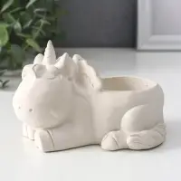 Подставка под мелочей «Единорог», 8×12×9 см, натуральный