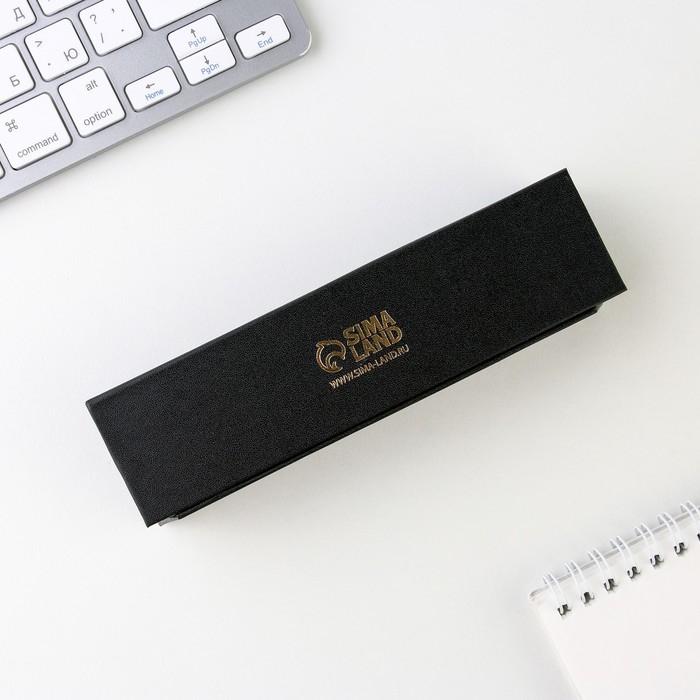 Ручка в футляре «Золотой БОСС», металл, 1.0 мм, синяя паста Ручка в футляре «Золотой БОСС», металл, 1.0 мм, синяя паста