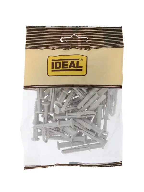 Крепёж для плинтуса &laquo;Идеал. ИзиФикс&raquo;, 6&times;30 мм, 50 штук