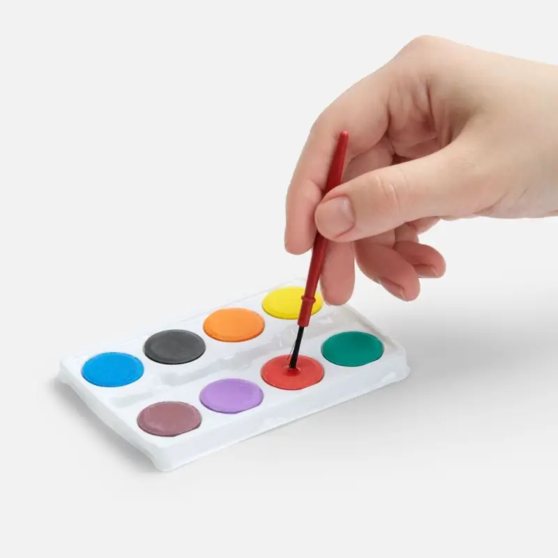 Краски Artmony, 8 цветов с кисточкой Краски Artmony, 8 цветов с кисточкой