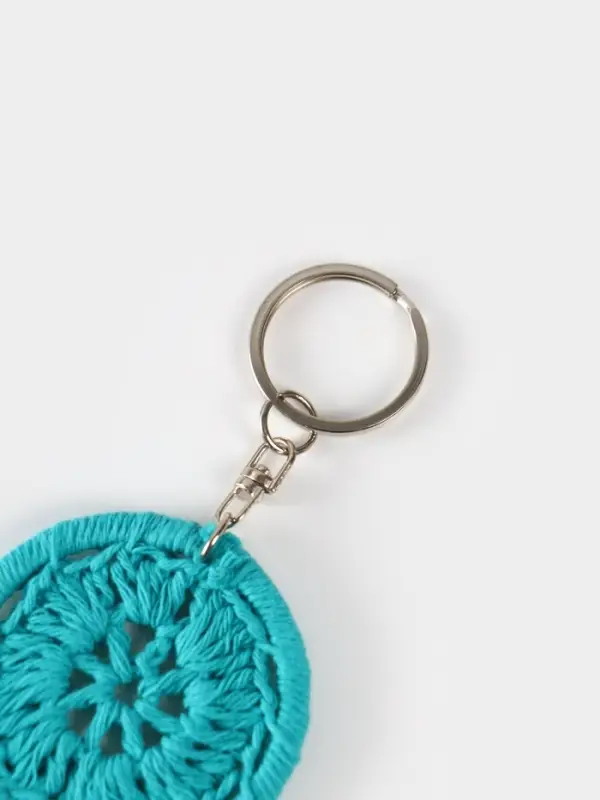 Брелок Брелок "Ловец снов" 19 см, цв. зелёный