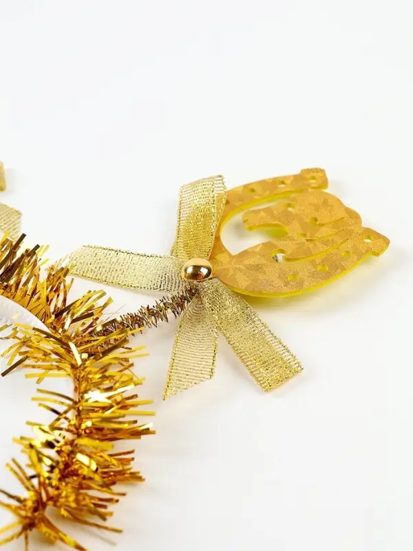 Карнавальный ободок "Лошадка", цвет золотой