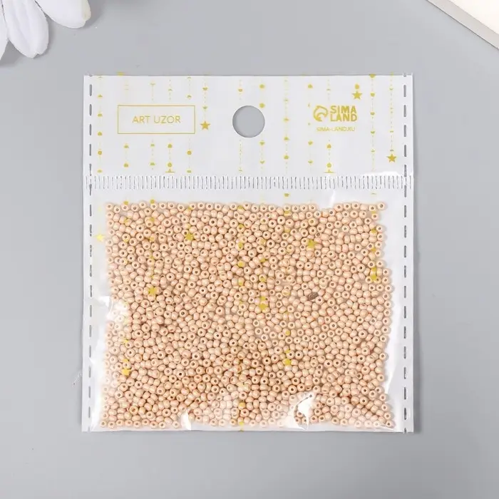 Бисер стекло 12/0  Бисер стекло 12/0 "Лунный луч" 15 гр