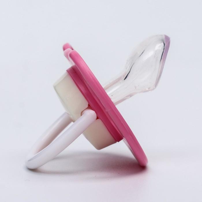 Соска - пустышка силиконовая ортодонтическая «Лягушка», от 6 мес., с колпачком, цвет зеленый