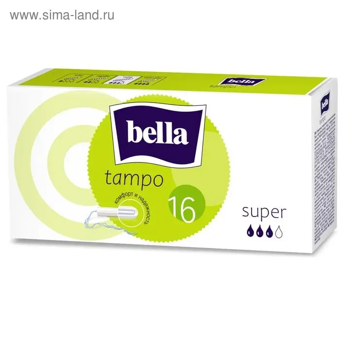 Тампоны Bella Premium Comfort Super Easy Twist, 16 шт.