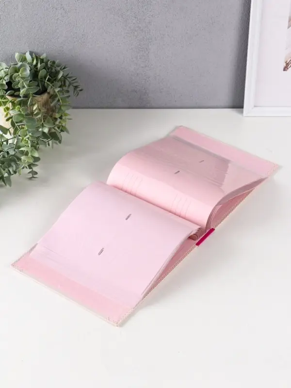 Фотоальбом 200 фото 10X15cм, "Зайка с бантиком", бум.карм.цвет.с мемо, клеевой пер-т