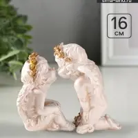 Фигурка полистоун &laquo;Ангелочки целуются&raquo;, 16&times;17&times;10 см