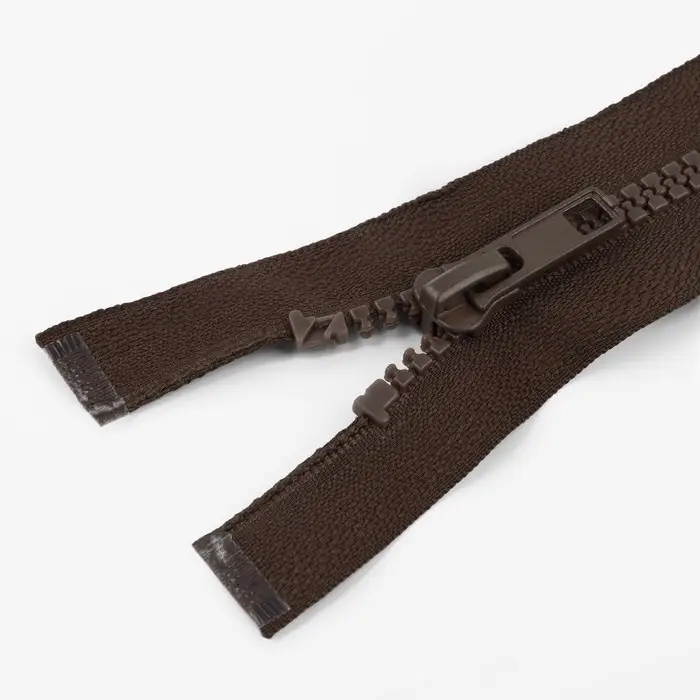 Молния «Трактор», №5, разъёмная, замок автомат, 80 см, коричневая Молния «Трактор», №5, разъёмная, замок автомат, 80 см, коричневая