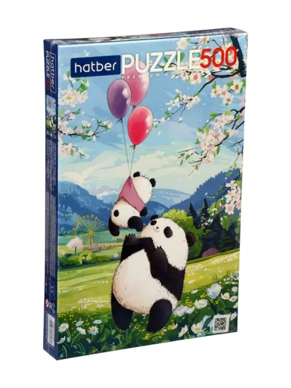 Пазл 500 эл. "Плюшевые панды" Premium  500ПЗ2_32205