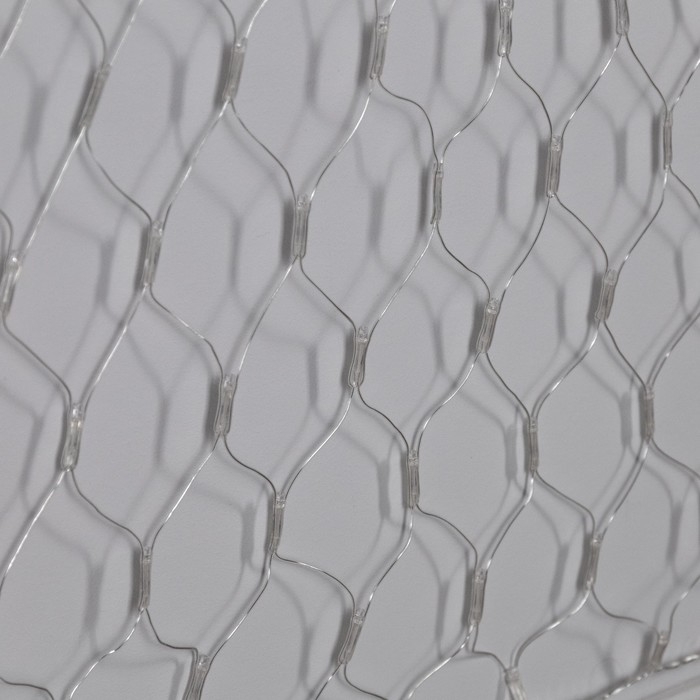 Гирлянда «Сеть-ёлка» 1 × 1 м, IP20, тёмная нить, 90 LED, свечение мульти, 8 режимов, 220 В