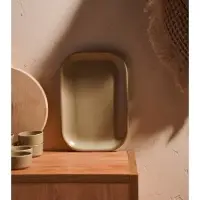 Блюдо фарфоровое SL Home &laquo;Песчаный бриз&raquo;, 24.5&times;16.5 см, бежевый