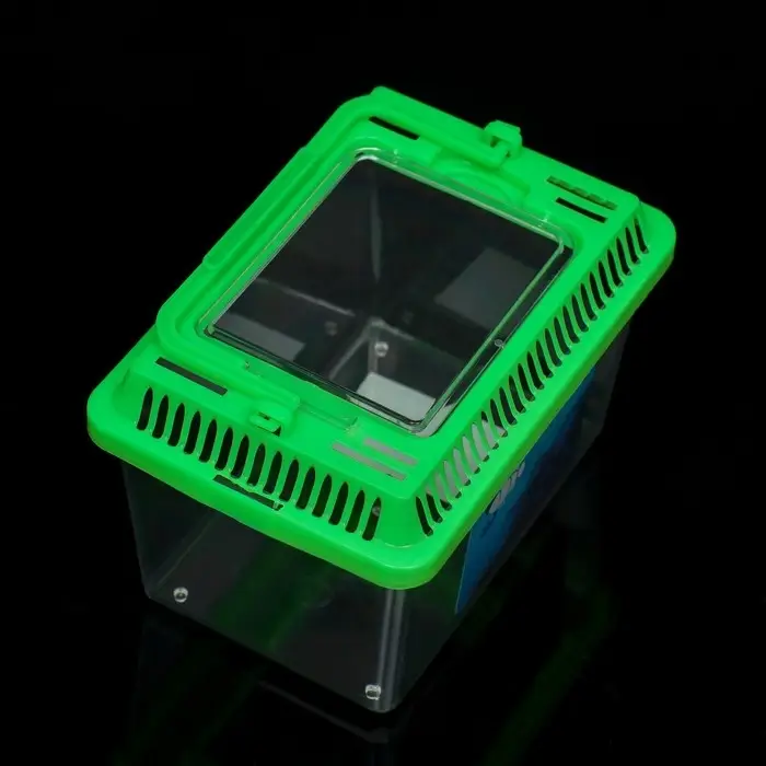 Переноска прямоугольная, 13,5 х 9,3 х 10 см, зелёный Переноска прямоугольная, 13,5 х 9,3 х 10 см, зелёный