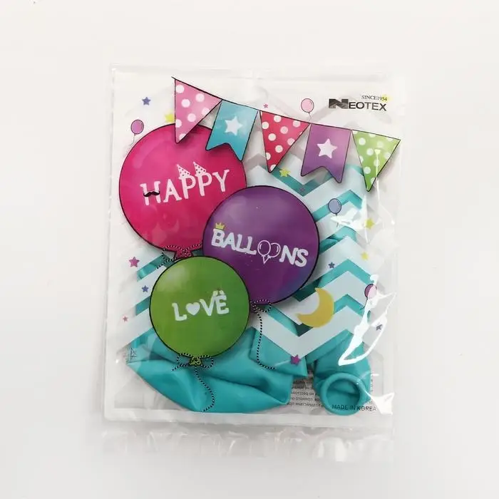 Воздушные шары латексные 12 Воздушные шары латексные 12", пастель, 5 шт., бирюзовые