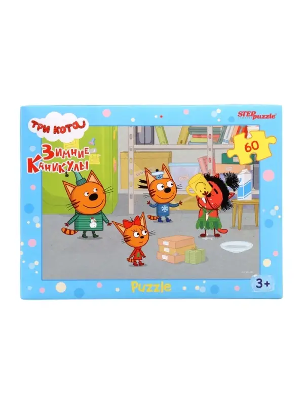 Пазл 60 эл. Пазл 60 эл."Три кота. Зимние каникулы" 81259