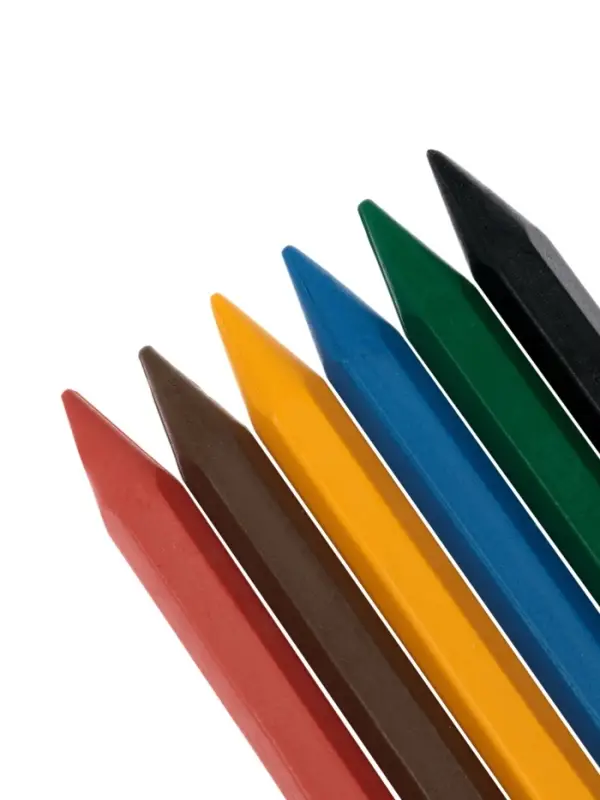 Мелки восковые, 6 цветов, &laquo;Луч&raquo;, шестигранные