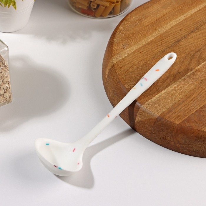 Половник Доляна «Конфетти», 22×6,5×4 см Половник Доляна «Конфетти», 22×6,5×4 см