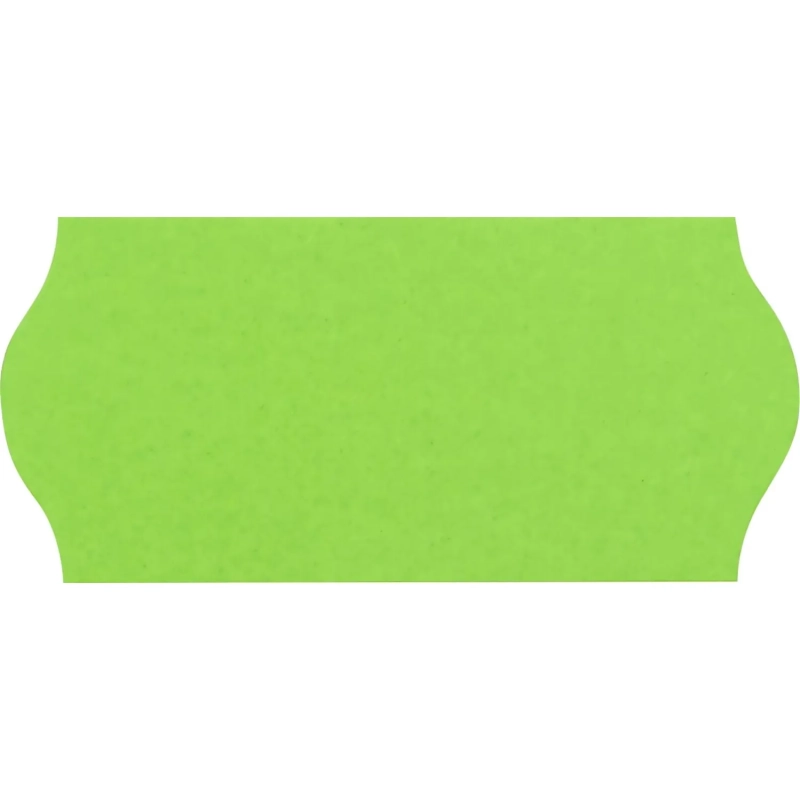 Этикет-лента 26х12 зел волна 1000шт/рул 10рул/уп