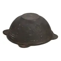 Казан, 4.5 л, плоское дно, алюминиевая крышка, чугун