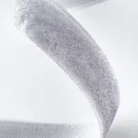 Лента бархатная, 10 мм, 18&plusmn;1 м, серая №184