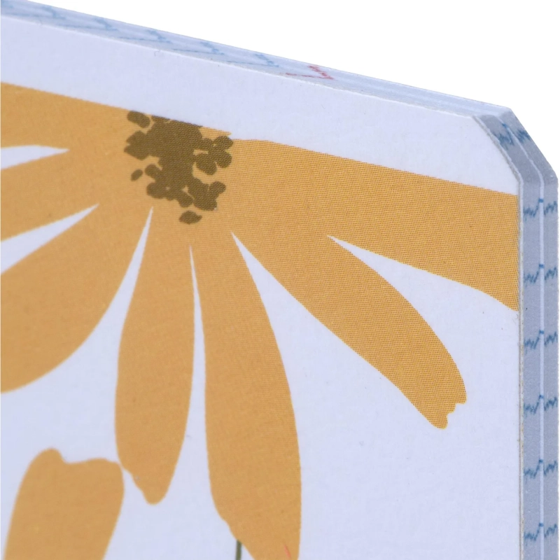 Тетрадь общая, BS, А5, 48л., клетка, скрепка. April, цветы N4151