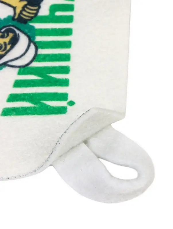 Набор для бани с принтом &laquo;Самому лучшему банщику&raquo;, 3 предмета: шапка, коврик, рукавица, полиэфир, светлый, &laquo;Банная забава&raquo;