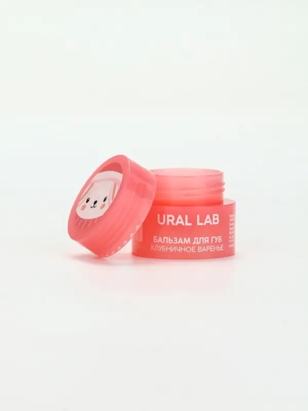 URAL LAB, бальзам для губ, 3 г, клубничное варенье URAL LAB, бальзам для губ, 3 г, клубничное варенье