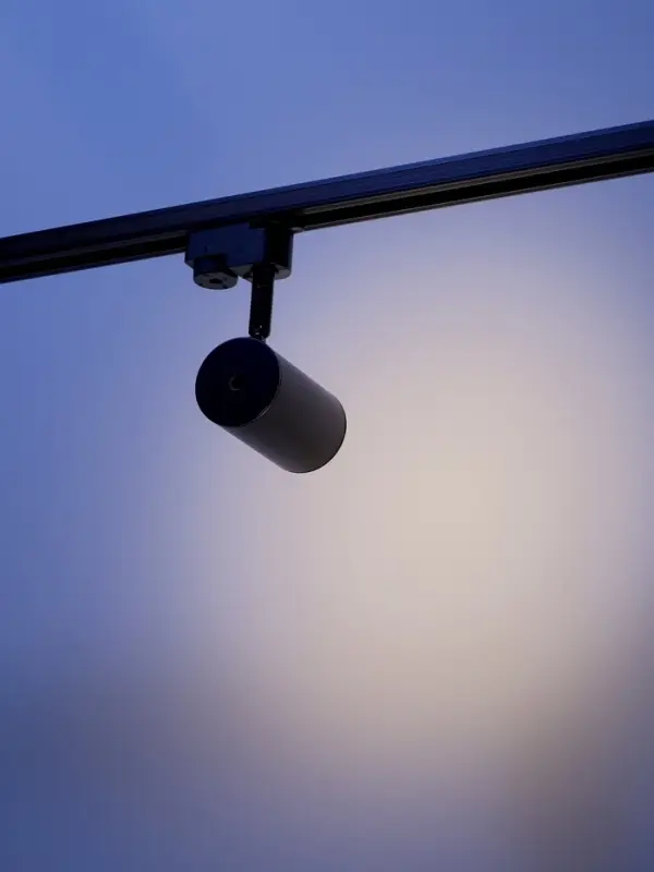 Трековый светильник Luazon Lighting под лампу Gu10, цилиндрический, чёрный