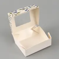 Коробка подарочная с окном &laquo;Ягоды&raquo;, 10&times;8&times;3.5 см, самосборная