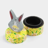 Шкатулка &laquo;Заяц&raquo;, 9&times;9&times;16 см, дерево