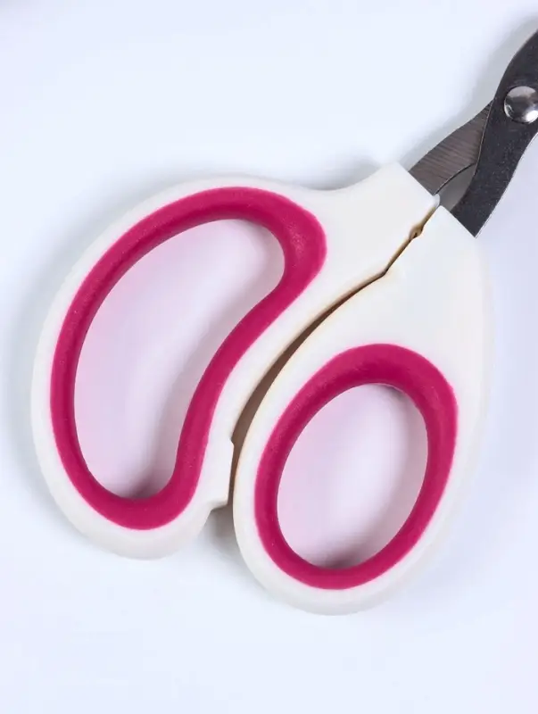 Ножницы - когтерезы, c отверстием для когтей, цвет МИКС